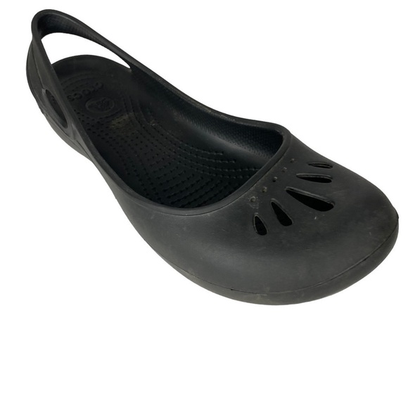 CROCS Shoes - Crocs Thea Ballet Sling Back Flats Black Size 9